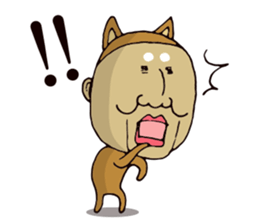 Masao of the face getting irritated sticker #15874654