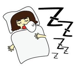 Old sister daily language sticker #15874691