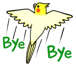 Lovely Parrot sticker #15874793