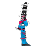 The cute musical instrument family 1 sticker #15875073