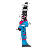 The cute musical instrument family 1 sticker #15875073