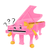 The cute musical instrument family 1 sticker #15875078