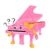 The cute musical instrument family 1 sticker #15875078