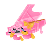 The cute musical instrument family 1 sticker #15875080