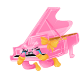 The cute musical instrument family 1 sticker #15875080