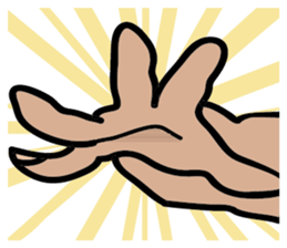Fat hand sticker #15875178