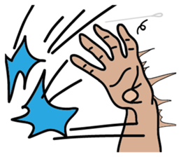 Fat hand sticker #15875181