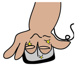 Fat hand sticker #15875190