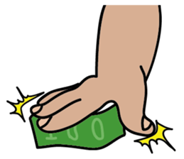 Fat hand sticker #15875197