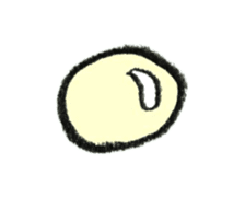 The Chinese Bushbrown's larva like a cat sticker #15875301