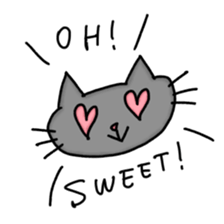 Haimaru cat hungry sticker sticker #15875837