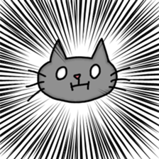 Haimaru cat hungry sticker sticker #15875846