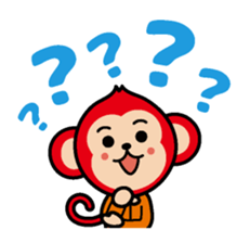 Locksmith's monkey and a cute cat sticker #15875884