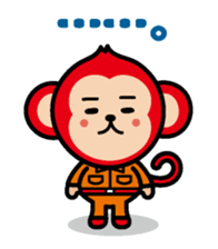Locksmith's monkey and a cute cat sticker #15875889