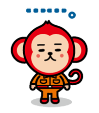 Locksmith's monkey and a cute cat sticker #15875889