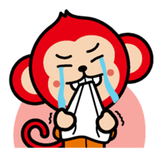 Locksmith's monkey and a cute cat sticker #15875900