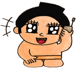 osumo-san 2 sticker #15876298