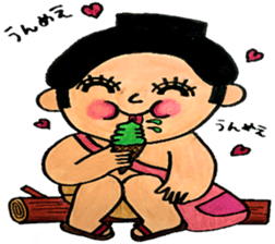 osumo-san 2 sticker #15876300