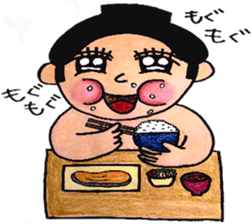 osumo-san 2 sticker #15876302