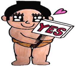 osumo-san 2 sticker #15876308