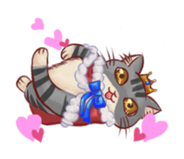 The days of the cat's king sticker #15876727