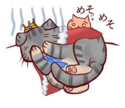 The days of the cat's king sticker #15876741