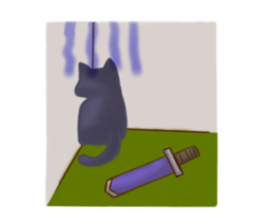 The days of the cat's king sticker #15876744