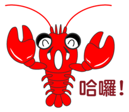 Crayfish life sticker #15876682