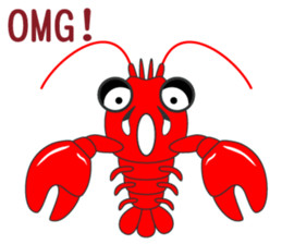 Crayfish life sticker #15876687