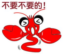 Crayfish life sticker #15876693