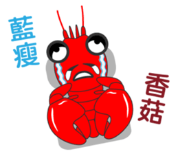 Crayfish life sticker #15876696