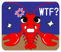 Crayfish life sticker #15876704
