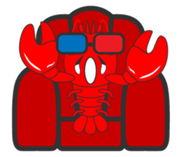 Crayfish life sticker #15876713