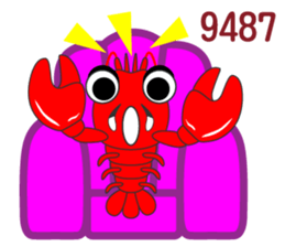 Crayfish life sticker #15876714