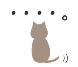 Lovely Russian Blue cat sticker #15876763