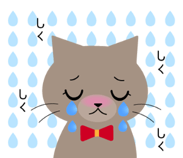 Lovely Russian Blue cat sticker #15876767