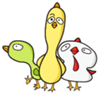 Insect and Chicken sticker #15876906