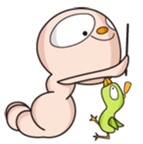 Insect and Chicken sticker #15876921