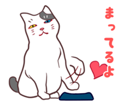 odd eye cat "KOUME" sticker #15876944