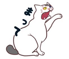 odd eye cat "KOUME" sticker #15876949