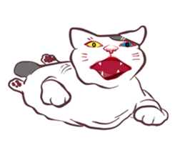 odd eye cat "KOUME" sticker #15876967