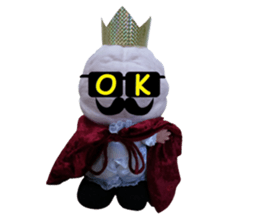brain king sticker #15876978