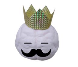brain king sticker #15877015