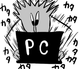 job man sticker #15877069