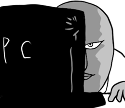 job man sticker #15877081