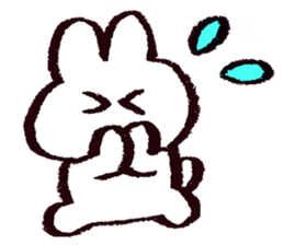 White Usachan Sticker sticker #15877430