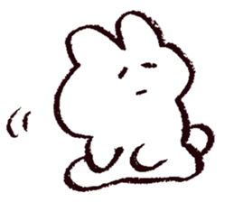 White Usachan Sticker sticker #15877433