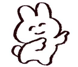 White Usachan Sticker sticker #15877435