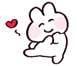 White Usachan Sticker sticker #15877436