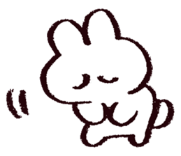 White Usachan Sticker sticker #15877437